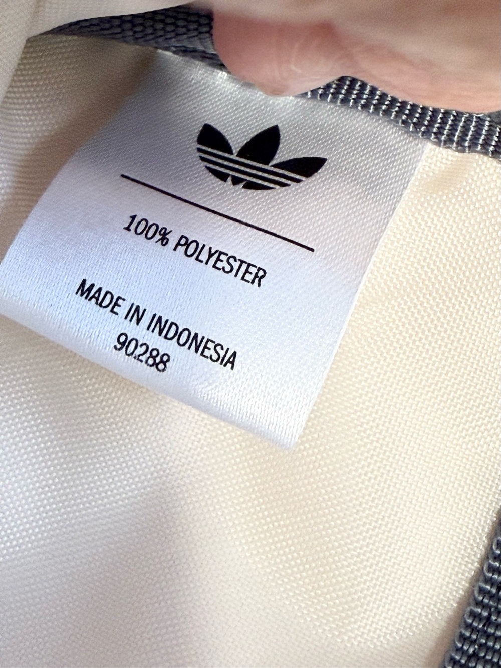 adidas Originals Utility 4 Sling Bag in the "Wonder White" colorway - Picture 9 of 11